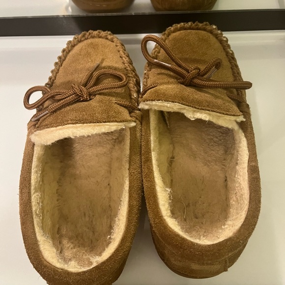 Bear paw kids cozy moccasins slippers size 3 youth - Picture 3 of 3
